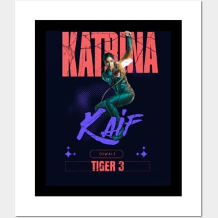 Katrina Kaif, Tiger 3 , Bollywood movie , Salman Khan Posters and Art